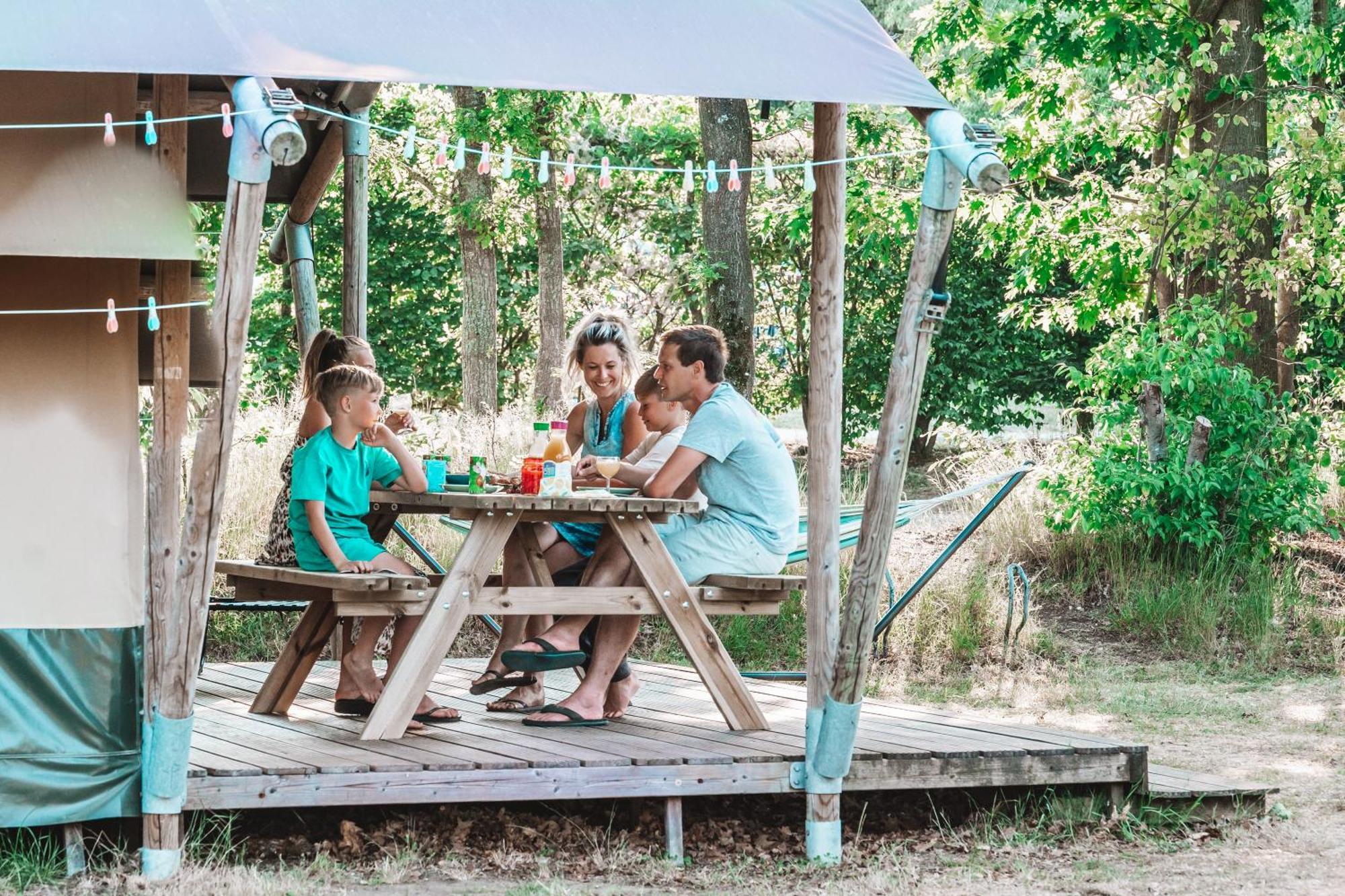 Glamping Holten Luxe Safaritent 2 Extérieur photo
